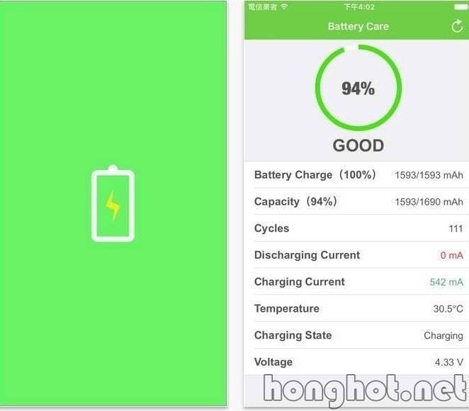 Phần mềm Battery Care